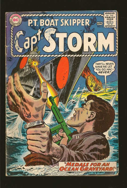 DC Comics Capt. Storm #6 April (1965) Good with Issues See Note