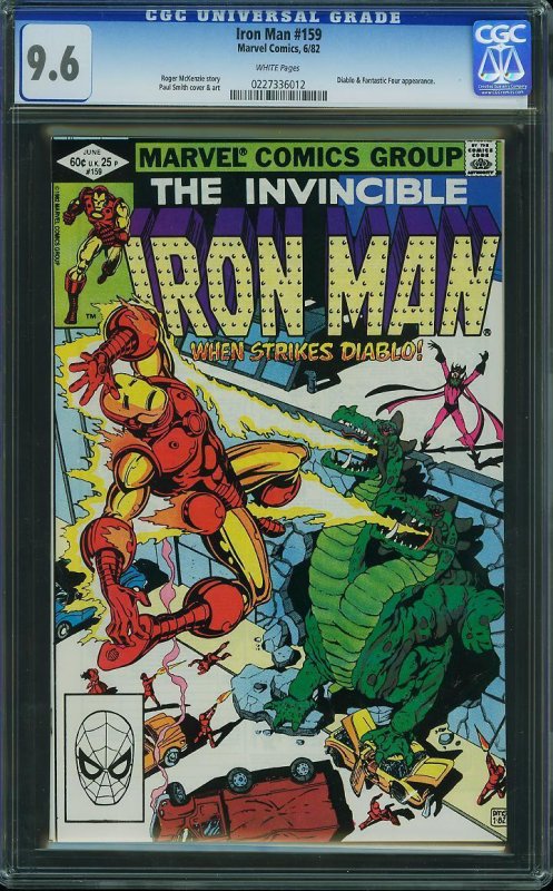 Iron Man #159 (1982) CGC 9.6 NM+