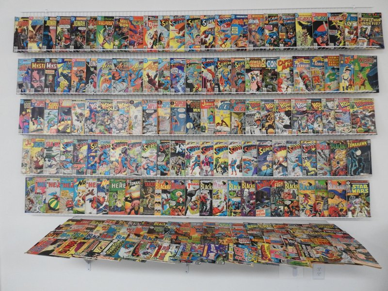 Huge Lot of 190+ Comics W/ Action Comics, Howard the Duck, Blackhawk! Avg. FN!