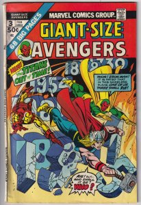 Giant-Size Avengers #3 (1975) The Avengers
