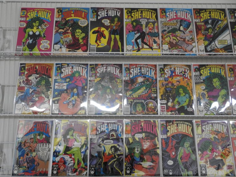 Sensational She-Hulk #'s 1-60 Complete Set!!! Avg VF/NM Condition!!!
