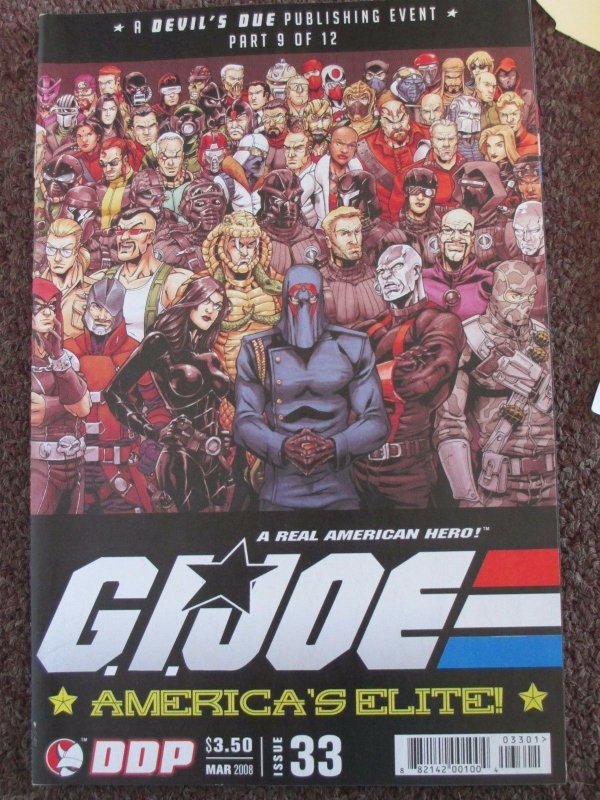 GI Joe vol2 (Devils Due 2005) #0, 1-33, 36.  43 book lot. Phil Noto.
