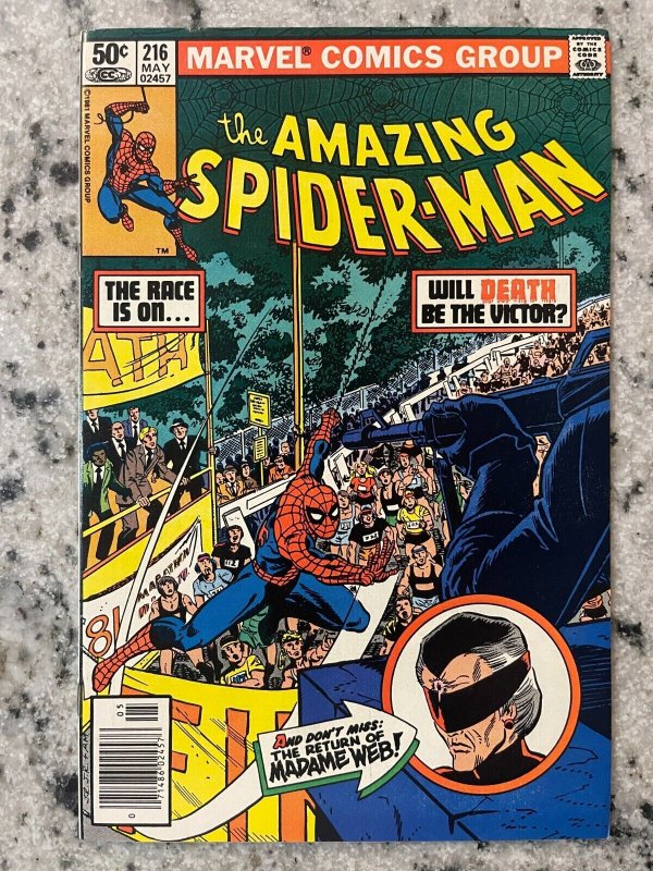 Amazing Spider-Man # 216 VF-NM Marvel Comic Book Wedding Issue Goblin 27 SM16
