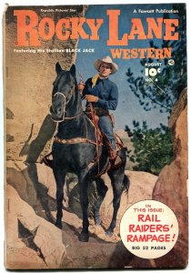 Rocky Lane Western #4  1949 - Fawcett  -VG - Comic Book