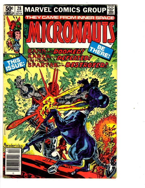 4 Marvel Comics Fantastic Four #206 Quasar #27 Micronauts #28 Doom 2099 #7 JB3