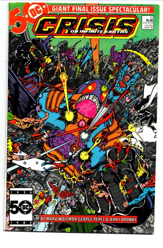 Crisis on Infinite Earths #12 - 1986 - VF/NM 