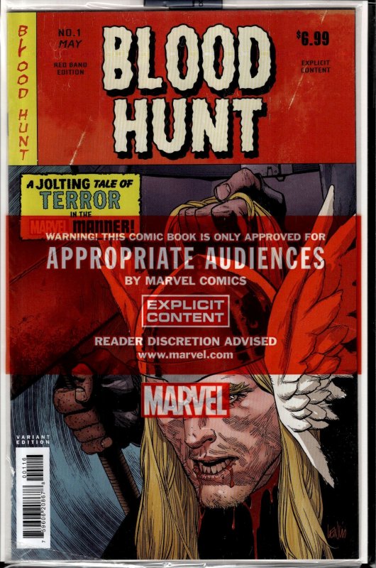 Blood Hunt #1 Red Band Variant Cover (2024)