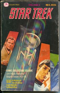 Star Trek #4 1977-Leonard Nimoy-Mr Spock-reprints Gold Key #'s 27-35-G/VG