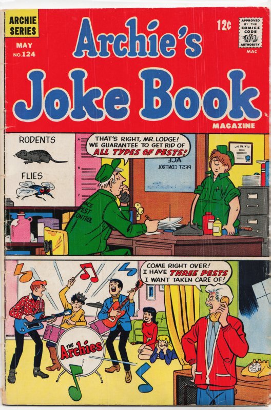 Archie's Joke Book Magazine #124 (1968) Archie