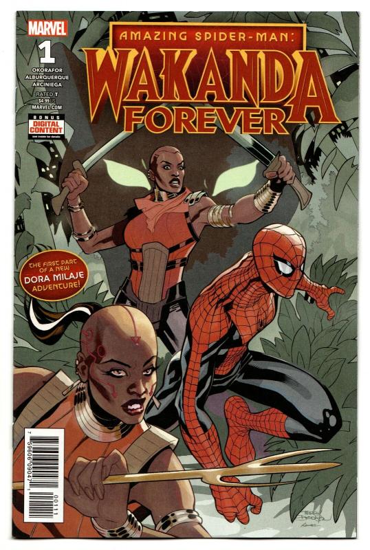 Wakanda Forever Amazing Spider-Man #1 (Marvel, 2018) NM