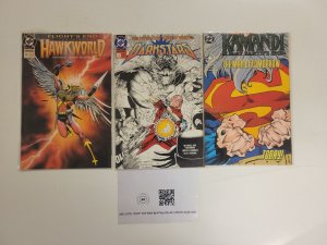 3 DC Comics #4 Man of Tomorrow + #2 Darkstars + #32 Hawkworld 5 LP6