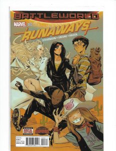 RUNAWAYS (2015) #3 /NM SECRET WARS BATTLEWORLD  Nw59