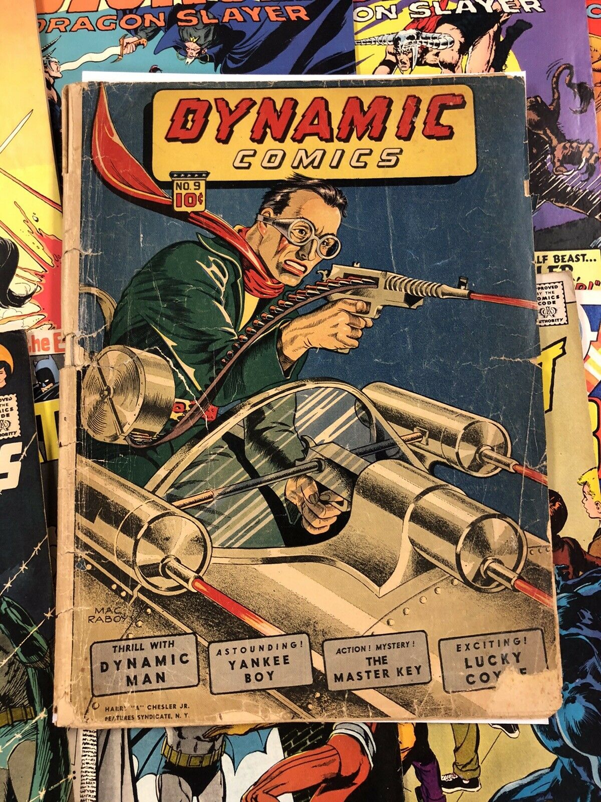 Dynamic Comics Fr G Pines Golden Age Sci Fi Mystery War