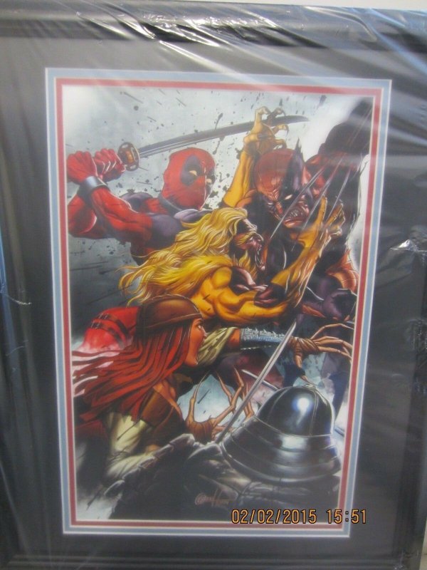 Death of Wolverine SIGNED BY GREG HORN Art Print