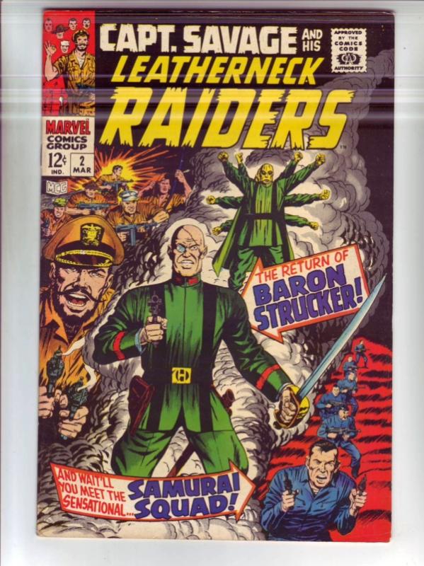 Captain Savage and His Leatherneck Raiders #2 (Mar-68) FN/VF Mid-High-Grade C...