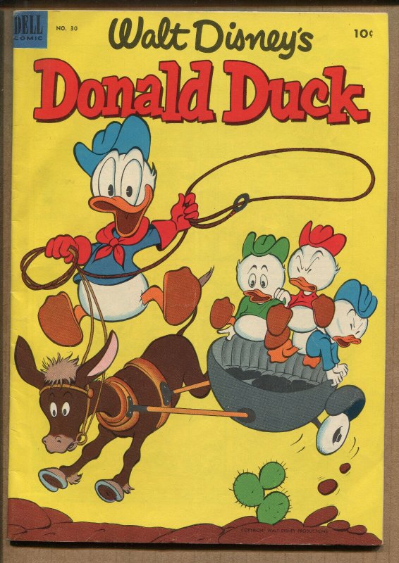 Walt Disney's Donald Duck #30 - Dell Comics - 1953 (Grade 6.5)