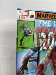Captain America #695 Lenticular Homage Varient Marvel Legacy MCU Comics 2017