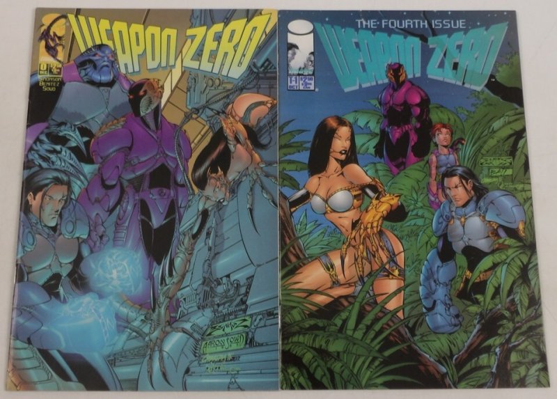 Weapon Zero #0 & 1-4 VF/NM complete series Walter Simonson - Joe Benitez ; Image