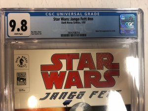 Star Wars Jango Fett (2002) # Nn (CGC 9.8 WP) | Boba Fett App As Child