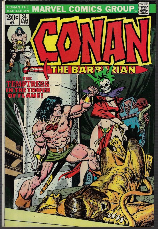 Conan #34 (Marvel, 1973) NM-