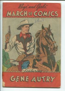 March of Comics #54 1950- GENE AUTRY- VG-