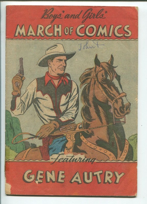 March of Comics #54 1950- GENE AUTRY- VG-