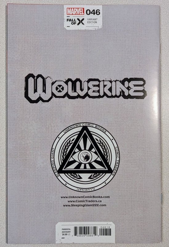 Wolverine #46 NM Mico Suayan Trade Dress Variant (2024)