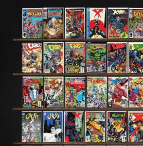 Huge Lot 150+ Comics with The Uncanny X-Men, Cable, Ghost, Supergirl & More!