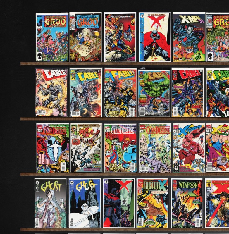 Huge Lot 150+ Comics with The Uncanny X-Men, Cable, Ghost, Supergirl & More!