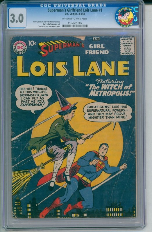 Superman's Girlfriend Lois Lane CGC 3.0 Good/Very Good