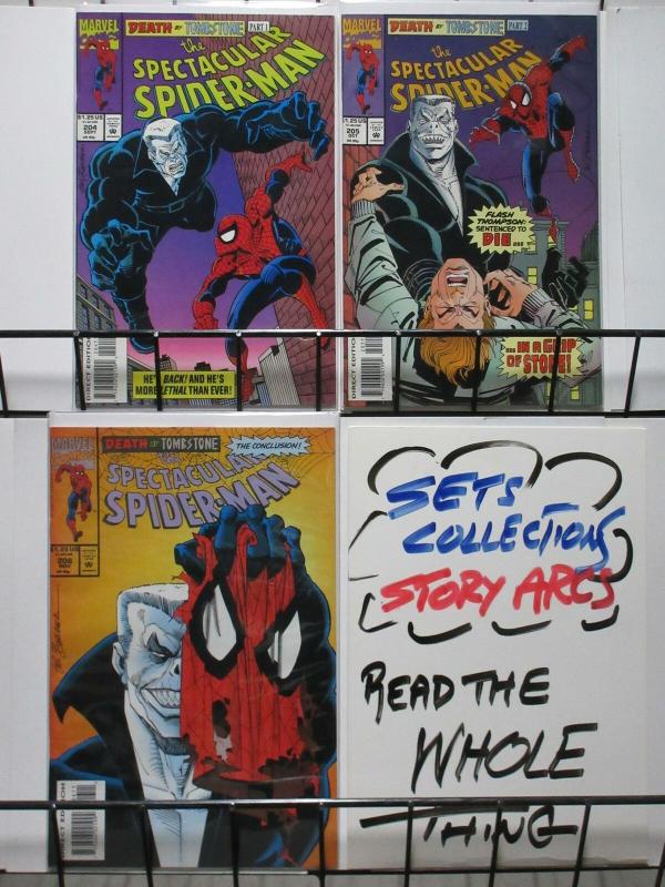SPECTACULAR SPIDERMAN 204-206  Death By TOMBSTONE