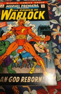 Marvel Premiere #1 (1972) A man god re-Born Thor/Hulk VF