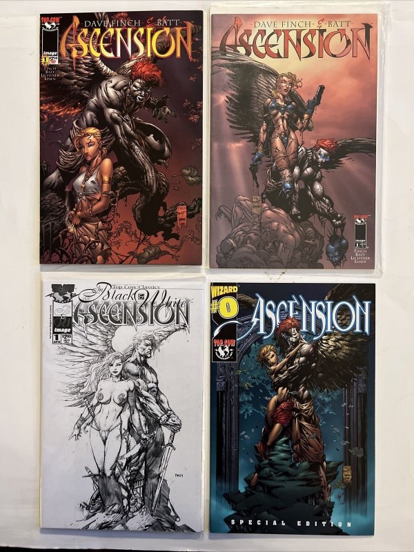 Ascension #1/2 0 1 1 1-22 Complete Run David Finch Lot Of 26 Top Cow Comics 1997 