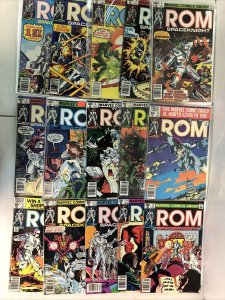 ROM Spaceknight (1982) Consequential Set # 1-75 & Annual 1-2-3-4 (F/VF) Marvel