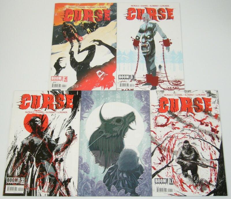 Curse #1-4 VF/NM complete series + variant - boom studios - riley rossmo set 2 3 