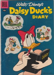 Four Color #858 (1957)  SALE!  Daisy Duck’s Diary, Donald VF Barks Art Oregon