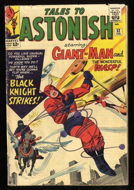 Tales To Astonish #52 VG 4.0 1st Black Knight!