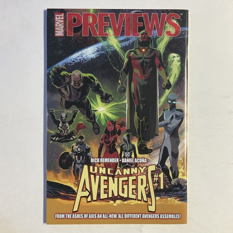 Marvel Previews 28 2015 Signed by Jason Aaron NM near mint