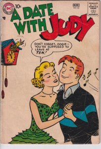 A DATE WITH JUDY #63 (Mar 1958) FaGD 1.5, see description.