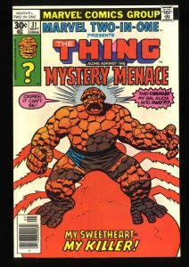 Marvel Two-In-One #31 NM- 9.2