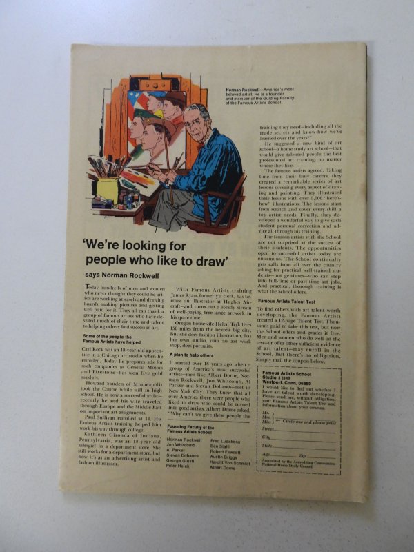 Captain Marvel #10 FN- condition rusty staple