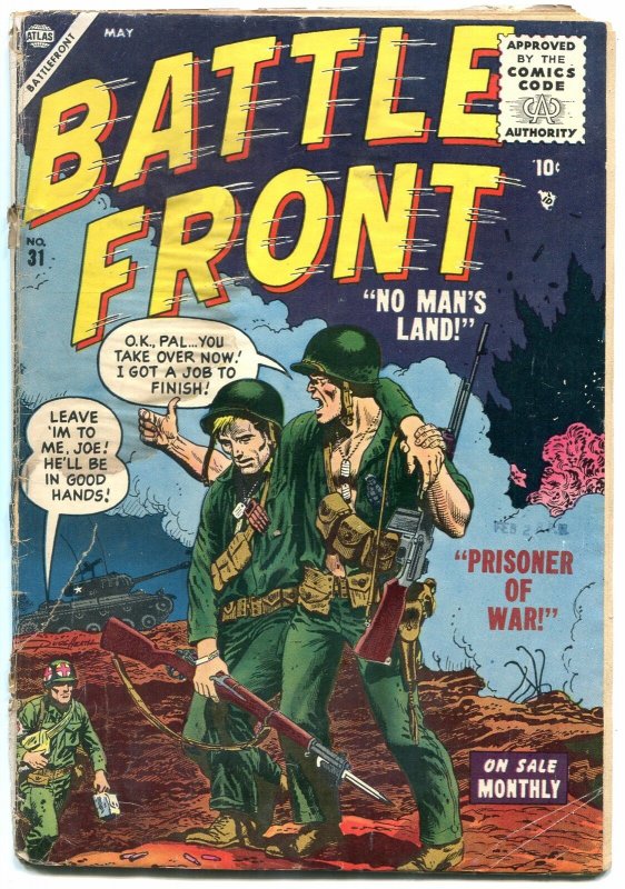 BATTLEFRONT #31-1955-WAR STORIES-POWELL-SINNOTT-pr/fr