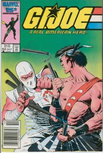 GI Joe #52 Marvel Comics 1986 VF Newsstand