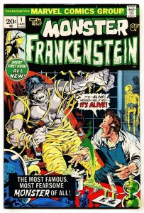 Frankenstein Monster #1 (1973) Prime KEY/Mike Ploog Classic Horror Masterpiece!