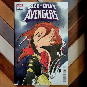 ALL-OUT AVENGERS #3 (Marvel 2022) Peach Momoko cover ft BLACK WIDOW, New/Unread