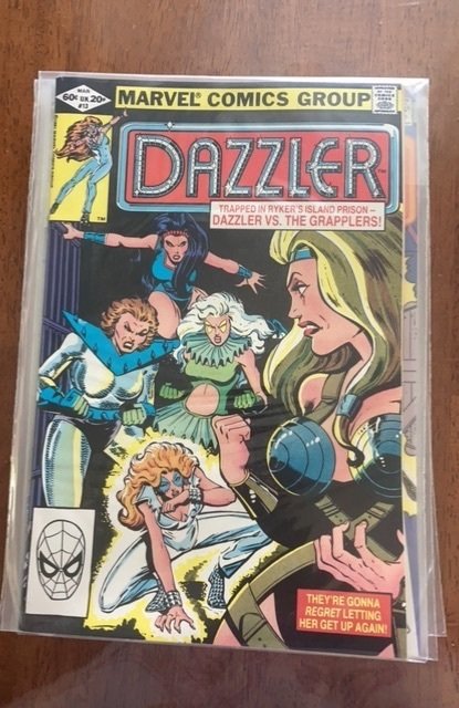 Dazzler mixed lot # 1,2, 4,5, 6,7, 8,9, 10, 12,13, 14,15, 16, 18, 21 (16 books)