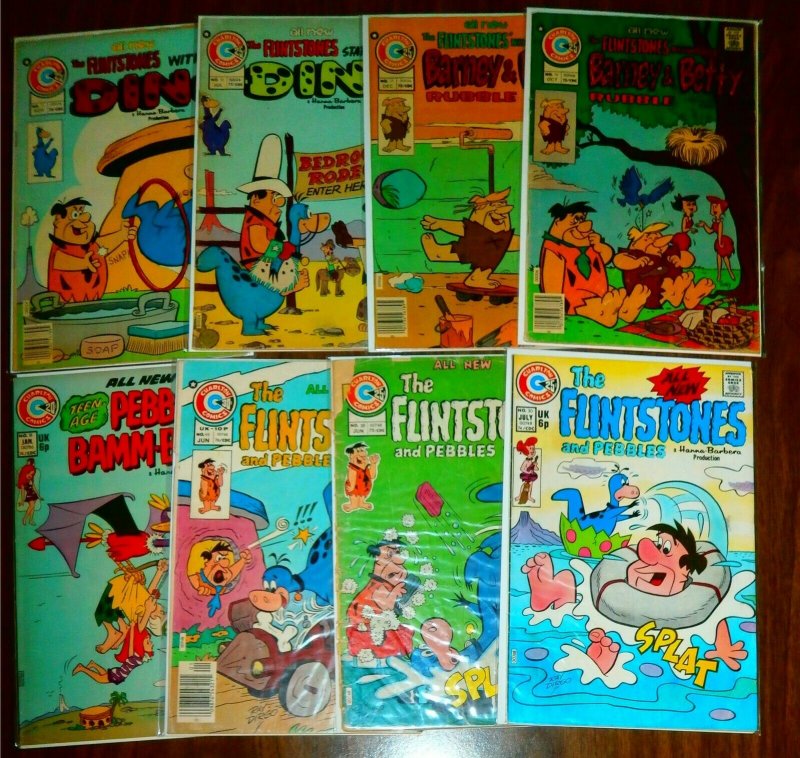 Dell/Gold Key/Charlton Flintstones Pink Panther Mighty Mouse ++ comics lot of 58