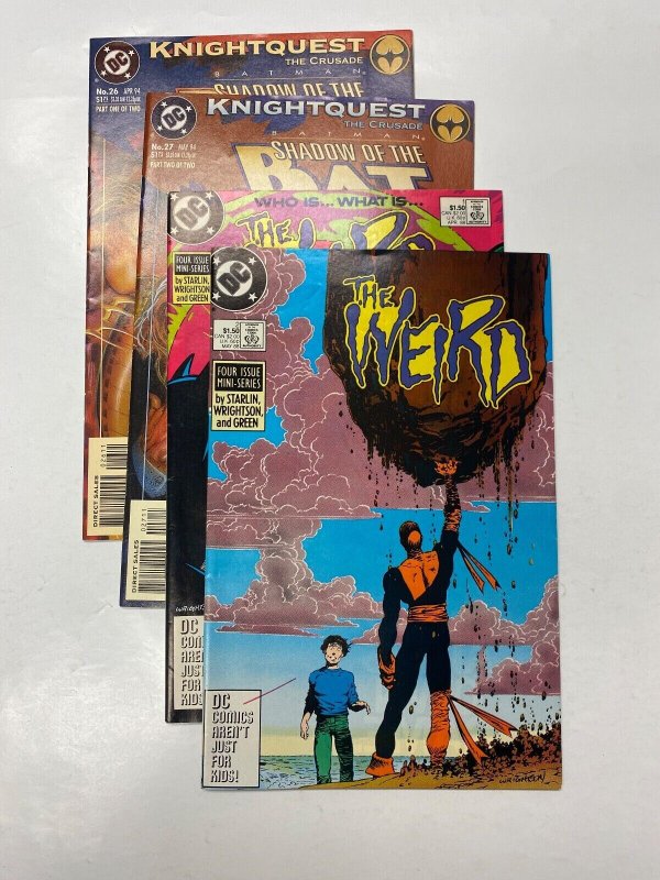4 DC comic book Shadow of the Bat #26 27 Weird #1 2 4 KM10