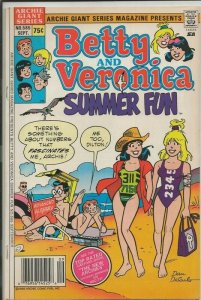 Archie Giant Series #585 ORIGINAL Vintage 1988 Archie Comics GGA Betty Veronica