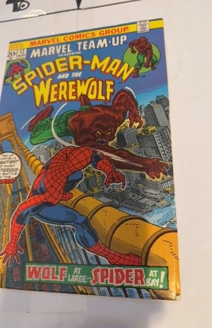 Marvel Team-Up #12 (1973)WEreeolf vs Spidey